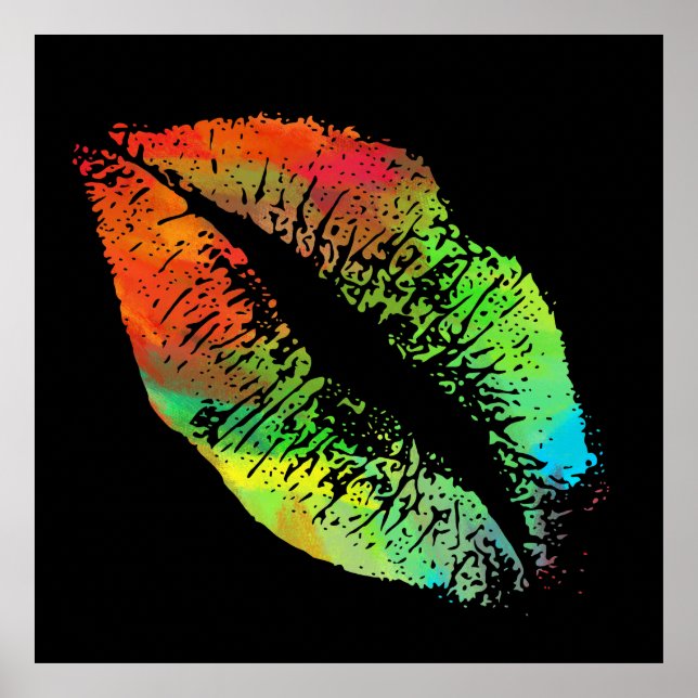 Poster Lèvres élégantes #3 (Devant)