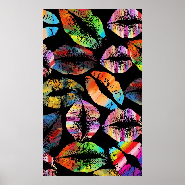 Poster Lèvres élégantes #8 (Devant)