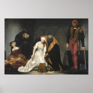 Poster L'exécution de Lady Jane Grey