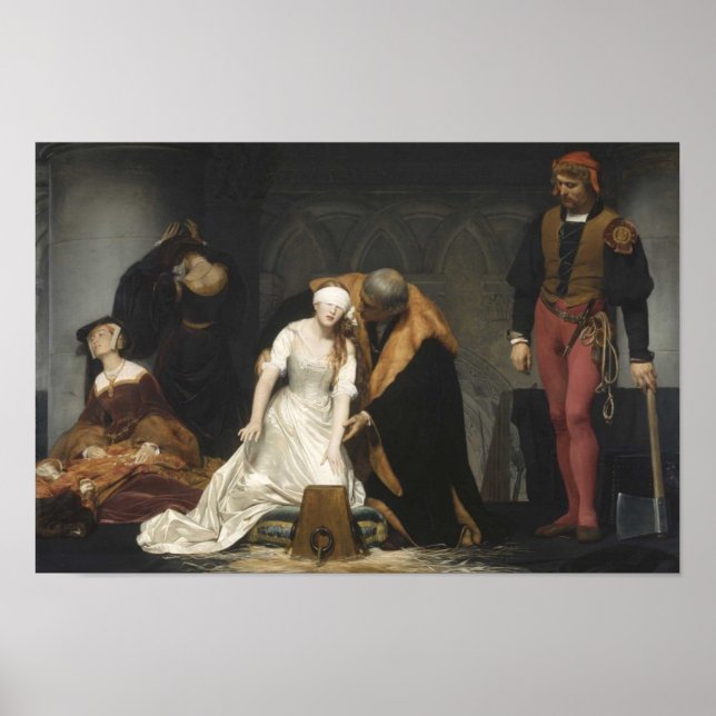 Poster L'exécution de Lady Jane Grey (Devant)