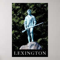 Poster Lexington Minuteman