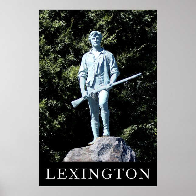 Poster Lexington Minuteman (Devant)
