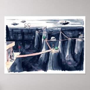 Poster L'expérience piétonnière des Etats-Unis