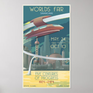 Poster L'Exposition universelle Changhaï