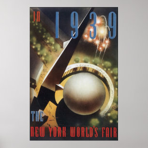 Poster L'Exposition universelle de New York de 1939
