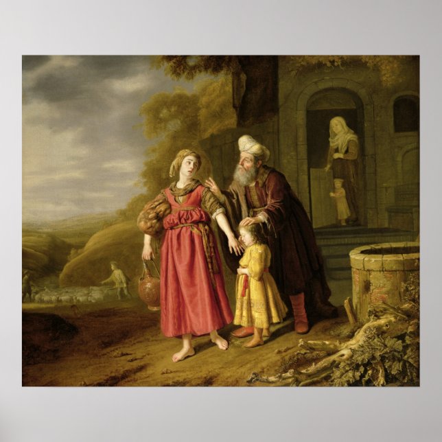 Poster L'expulsion de Hagar et Ismaël, c.1644 (Devant)