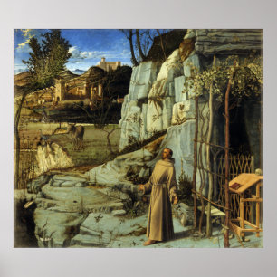 Poster L'extase de Saint François par Giovanni Bellini