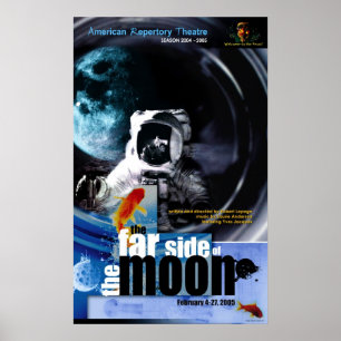 Poster l'extrémité de la lune