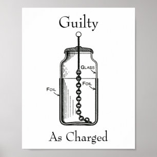 Poster Leyden Jar coupable