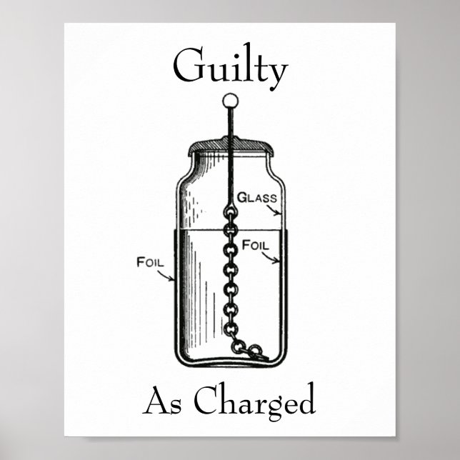 Poster Leyden Jar coupable (Devant)