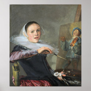 Poster Leyster - Autoportrait