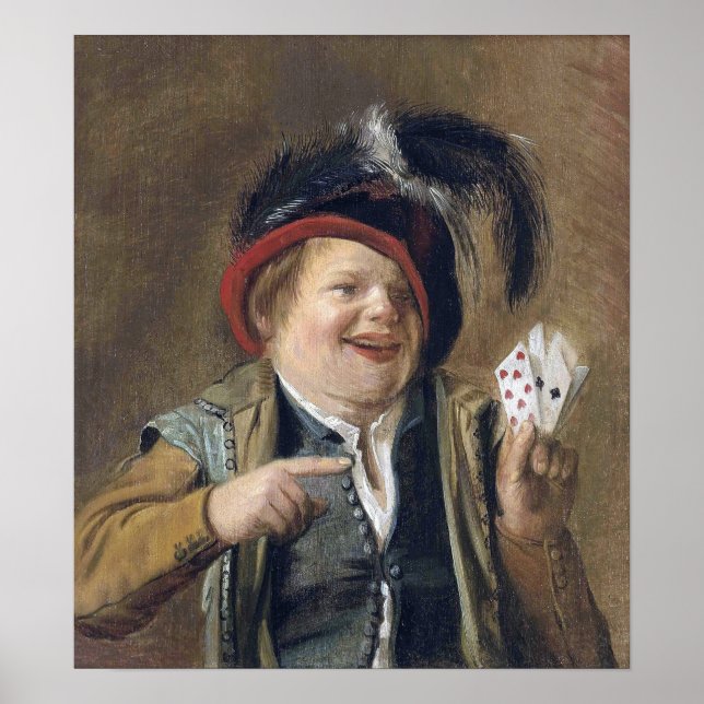 Poster Leyster - Un lecteur de carte (Devant)