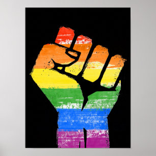 Poster LGBT Resistance Fist