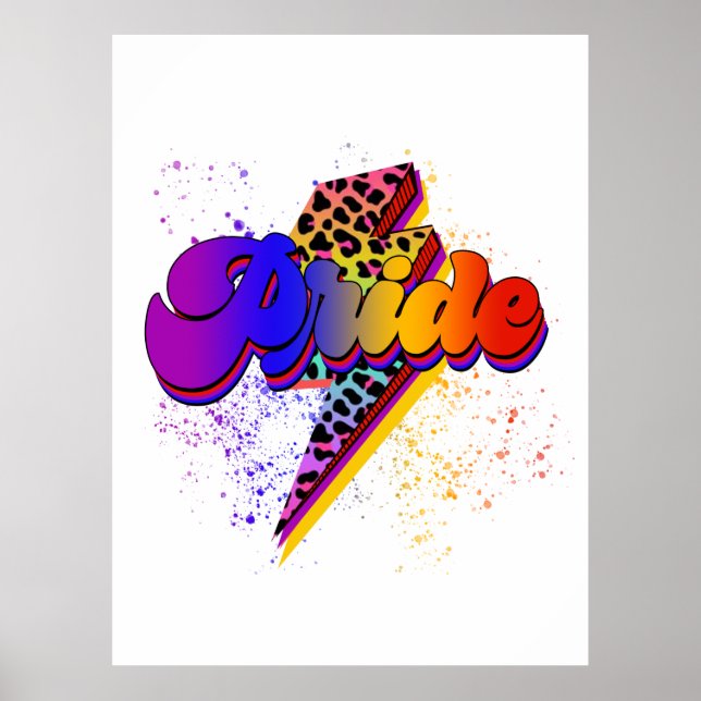 Poster LGBTQIA+ Soutien de la fierté Sensibilisation (Devant)