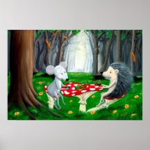 L'heure du thé | Pépinière de Woodland | Souris et
