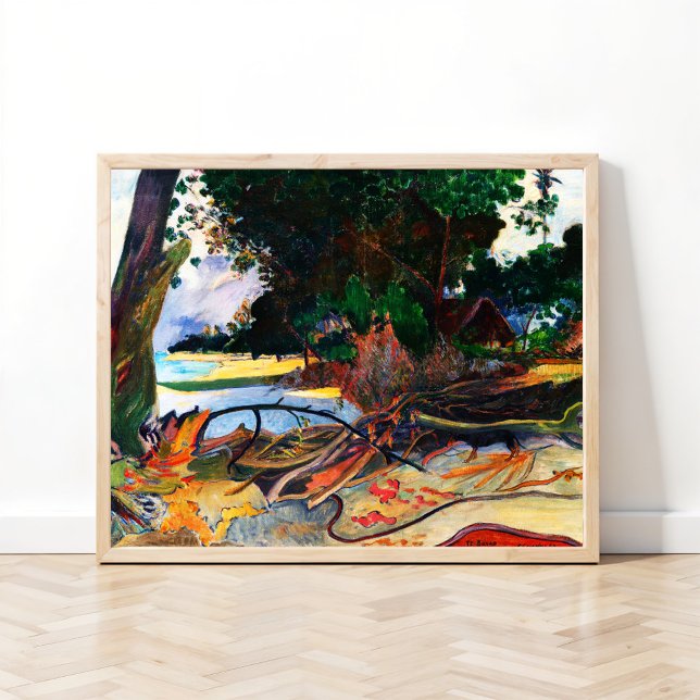 Poster L'Hibiscus (Le burao) par Paul Gauguin (Créateur téléchargé)