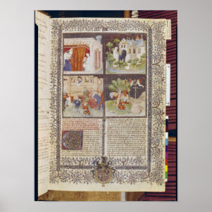 Poster L'histoire de Lancelot et la recherche pour saint