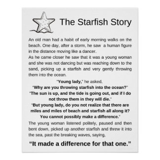 Poster L'Histoire De Starfish, Poème De Starfish.