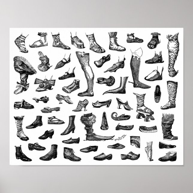 Poster L'histoire des chaussures (Devant)