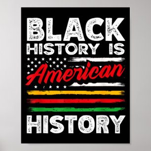 Poster L'histoire des Noirs est le drapeau américain des