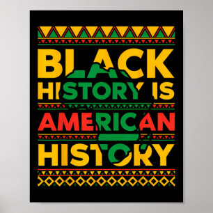 Poster L'histoire des Noirs est l'histoire américaine Moi