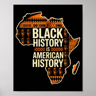 Poster L'histoire des Noirs est l'histoire américaine tri