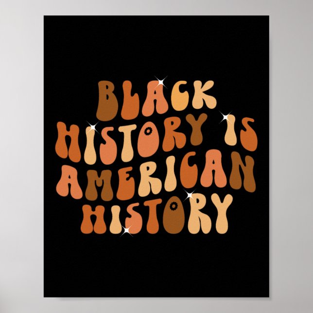 Poster L'histoire noire est l'histoire américaine Bhm Afr (Devant)
