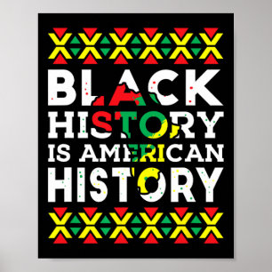 Poster L'Histoire Noire Est L'Histoire Américaine L'Afriq