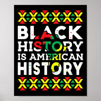 Poster L'Histoire Noire Est L'Histoire Américaine L'Afriq