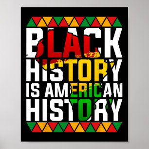 Poster L'Histoire Noire Est L'Histoire Américaine L'Afriq