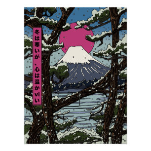 Poster L'hiver est froid mais le cœur est chaud