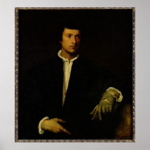 Poster L'homme avec un gant, c.1520