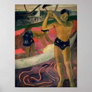 Poster L'homme avec une hache, 1891