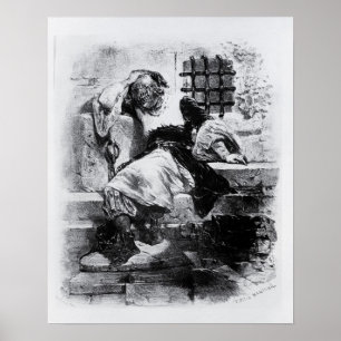 Poster L'homme dans le masque de fer dans sa prison