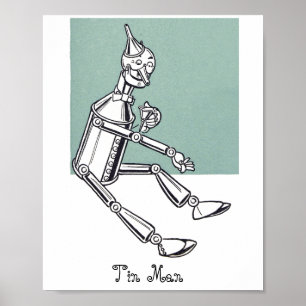 Poster L'Homme de Fer du livre Le Magicien d'Oz