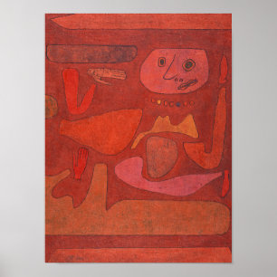 Poster L'homme de la confusion par Paul Klee