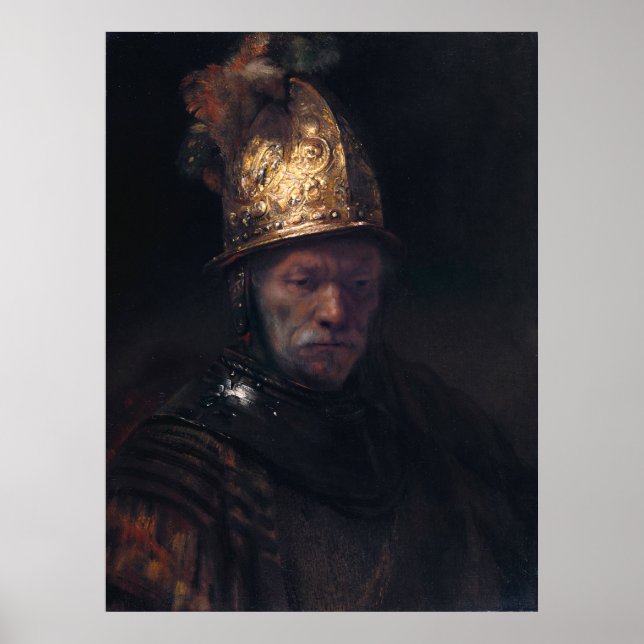 Poster L'homme de Rembrandt dans un casque d'or (Devant)