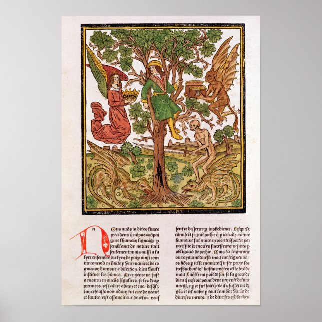 Poster L'homme entre le vice et la vertu (Devant)