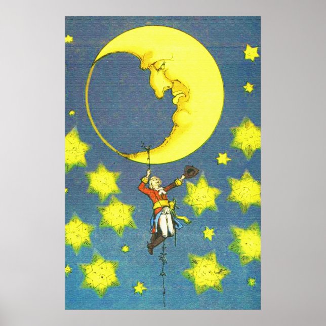 Poster L'homme et la lune (Devant)