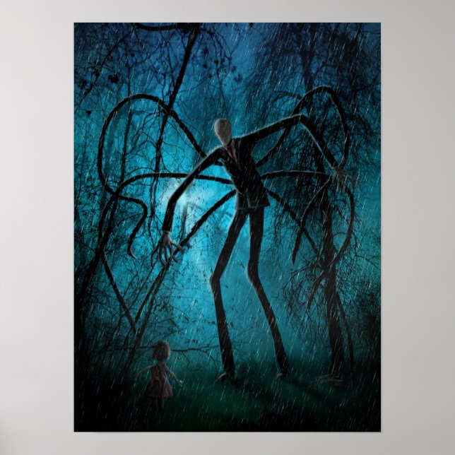 Poster L'homme mince et l'âme perdue (Devant)