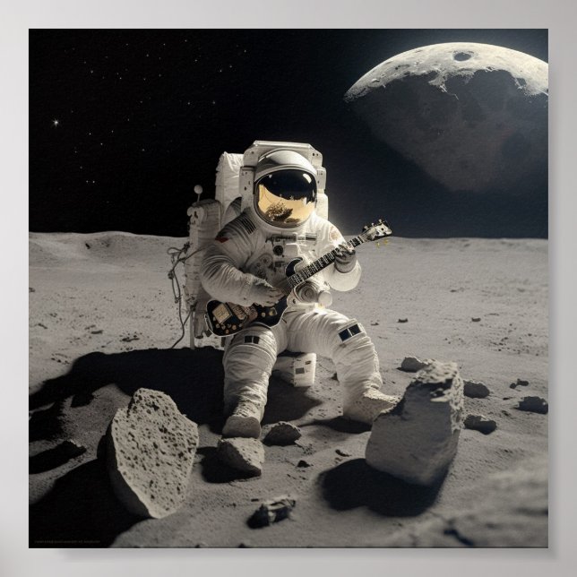 Poster L'homme sur la lune (Devant)