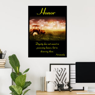 Poster L'Honneur prédomine dans une grande tranquillité d