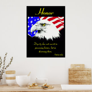 Poster L'honneur s'envole sous la garde de l'aigle fier