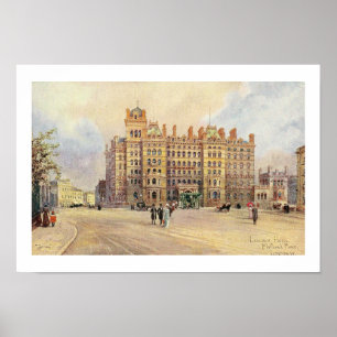 Poster L'hôtel de Langham, endroit de Portland, Londres