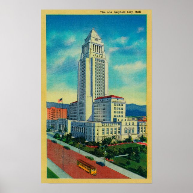 Poster L'hôtel de ville de Los Angeles (Devant)