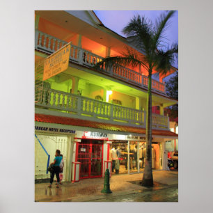 Poster L'hôtel des Caraïbes, Philipsburg, St Maarten