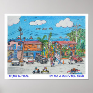 Poster L'hôtel-restaurant La Fonda de Dmytri