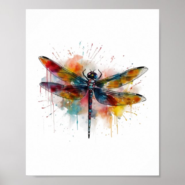 Poster libellule (Devant)