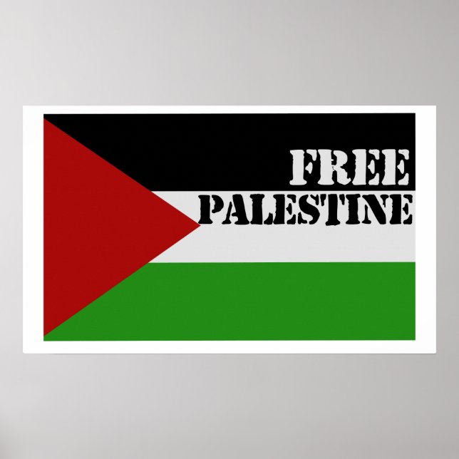 Poster Libérer la Palestine (Devant)
