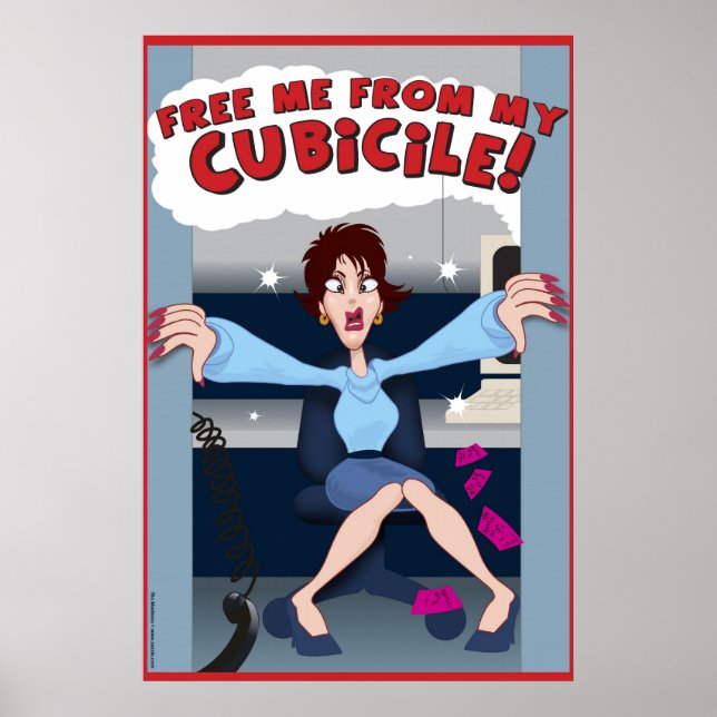 Poster Libérez-moi de mon Cubicile ! (Devant)